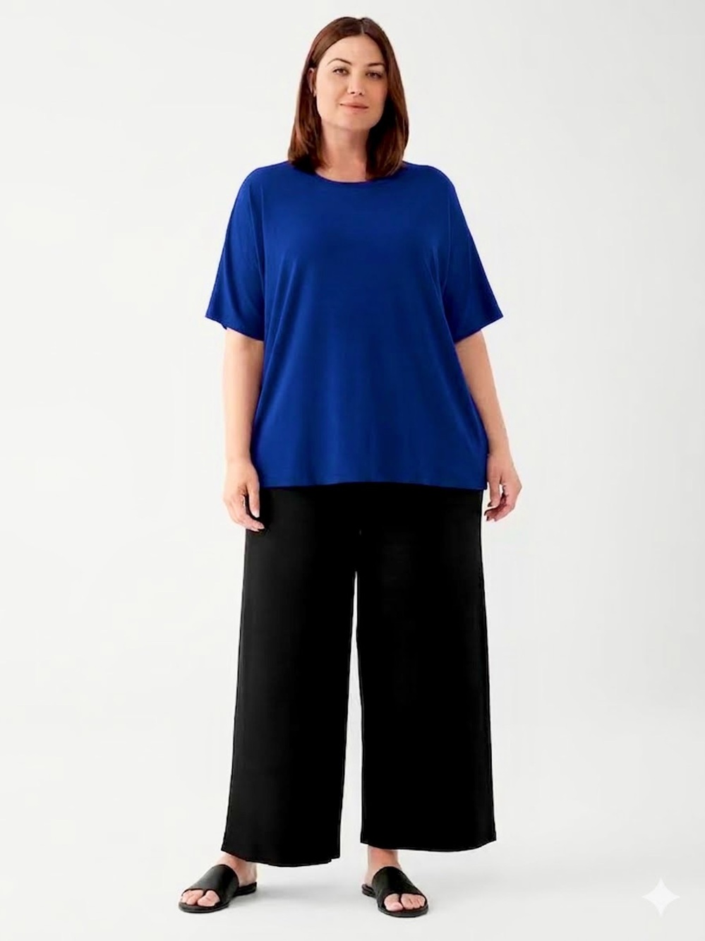 NWOT - EILEEN FISHER Crew Neck Boxy Tee